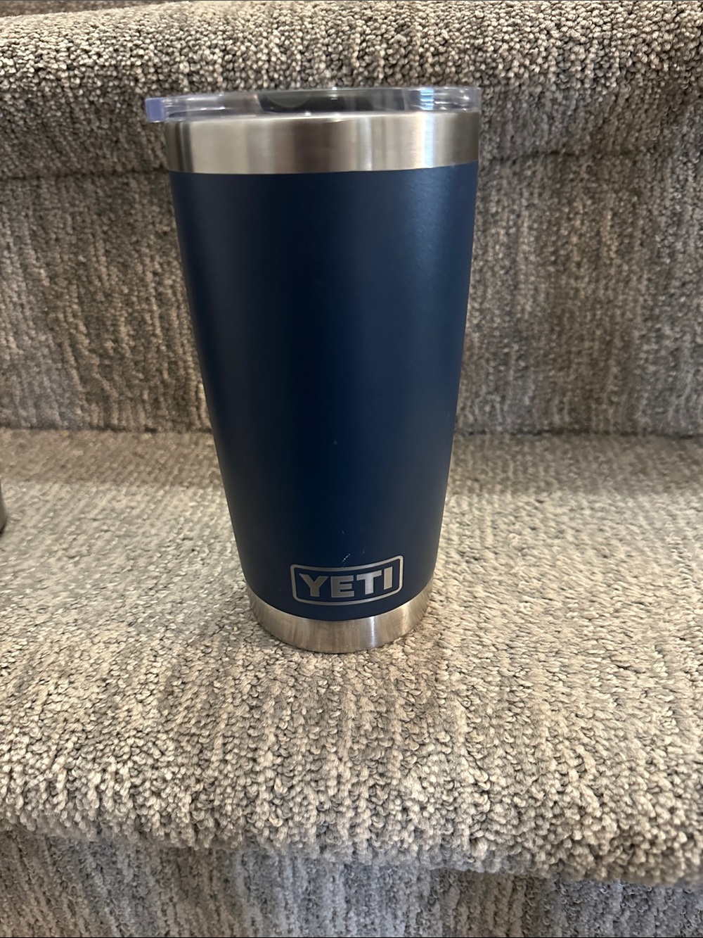 navy YETI Rambler 20 oz Tumbler company branded attorney office